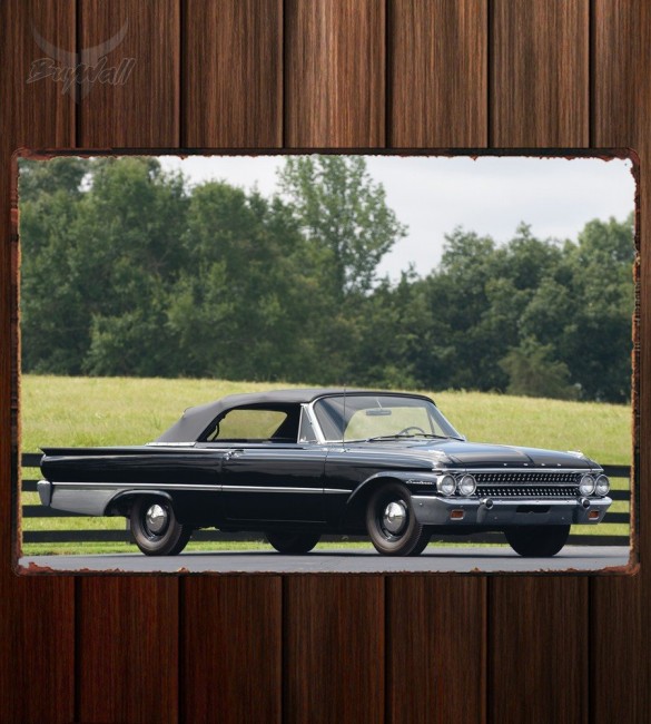 Металлическая табличка Ford Galaxie XL 401 Sunliner Convertible Металлическая табличка Ford Galaxie XL 401 Sunliner Convertible
